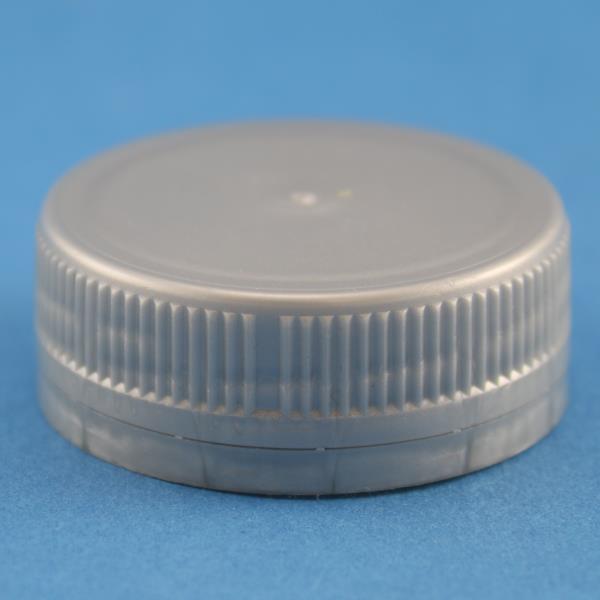 38mm Silver Ribbed 3 Start Tamper Evident Cap with Bore Seal